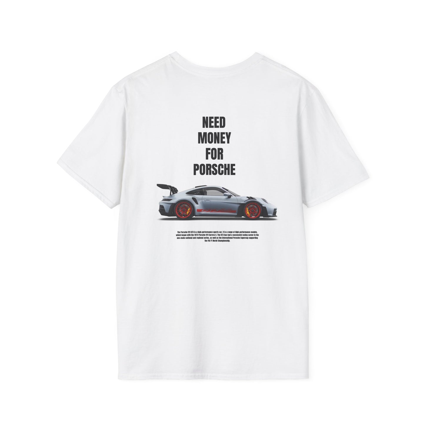 ‘Need Money For Porsche’ Unisex T-Shirt  By Maison Majestique