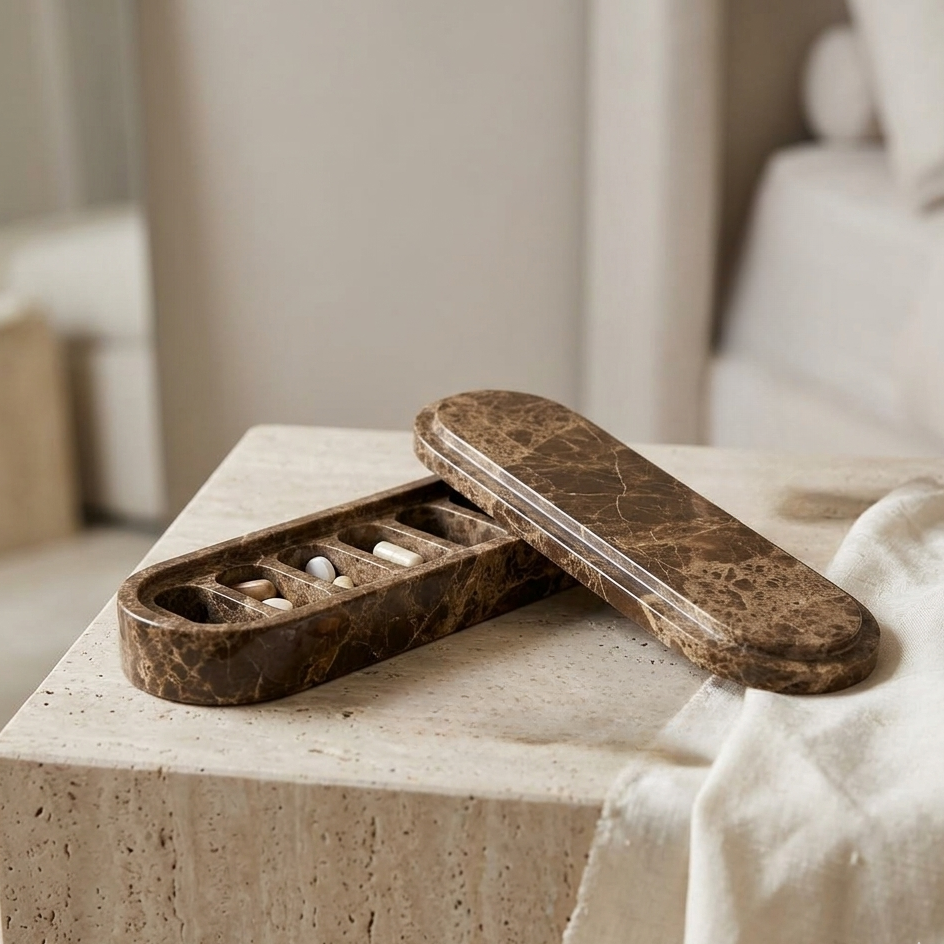 Le Nécessaire – Marble Pill Case